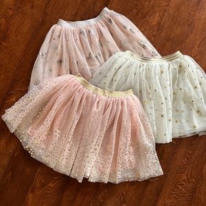 Lot of 3 tulle skirts